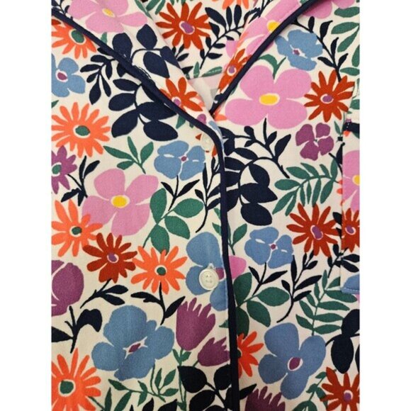 kate spade new york Other - Kate Spade New York Women's Large Soft Multicolor Floral Button Front